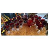 Ruby Red Glassware