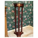 Green Marble Top Round Plant Stand