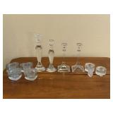 Glass Candle Holders