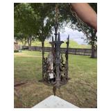 Gothic Style Wrought Iron Hanging Lantern