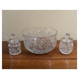 Lead Crystal Serving Dishes
