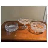 Lead Crystal Serving Dishes