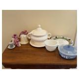 Soup Tureen, Serving Dishes, Etc.