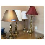 Brass Base Lamps