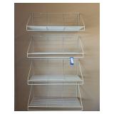 White Wire Shelves