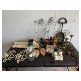 Knick knacks, candles, candle sticks and holders