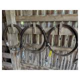 3 Heavy Duty Pulley Tow Cables 1/2"