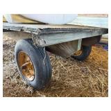 Water Tank and Wooden Trailer