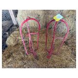 Saddle Racks. 2, Red In Color