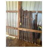 Qty. 32, 7 ft T-Posts/Fence Posts