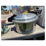 Pressure Cooker w/ a Ton Of Canning Supplies & Jar