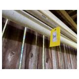 2 PVC Pipes (3", 20ft), 35 3/4" PVC Pipes