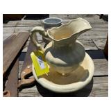 Wash Bowl & Basin, Stone Bowl, Bowl w/ Handle