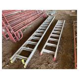 2 Aluminum Extension Ladders 14
