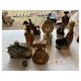 Vintage Collectible Ceramic Liquor Decanters