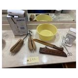 Wooden Haiti Knife, Bowl, Water Pick, etc.