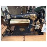 Sewing table and sewing machine