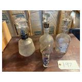 Three Decanters with Shot Glass