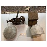 Antique Globes, Scale, Antique Hand Grinder