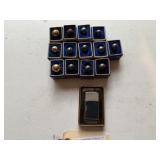 Sterling Silver and Gold Pendants, Zippo lighter
