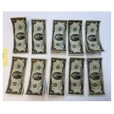 (10) 1976 $2 Bills