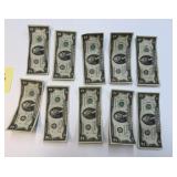 (10) 1976 $2 Bills