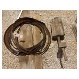 Whiskey Barrel Bands and Well Bucket Crank