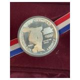 1983 Los Angeles XXIII Olympiad Silver Coin