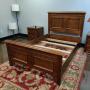 King Size Wooden Bed Frame. * Previously owned.