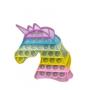 BID $0.25 X 195 - Rainbow Pop it Glitter Unicorn