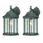 2x NEW Outdoor Lanterns in Matte Black