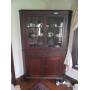VINTAGE CORNER CUPBOARDS, TOYS, TOOLS, BOTTLES