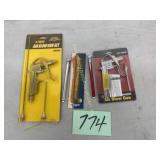 Air Blow gun sets, Tire gauges
