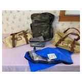 Bags and Warmer Tarp