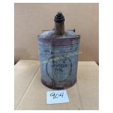 5 Gallon Motor Oil Can