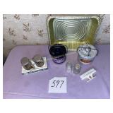 Salt peppers, 2 crocks