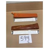Compass Made in Japan (Slide Rules)--2 Total