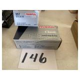 Federal 357 Mag 100 Rounds 125 gr Hi-Shok