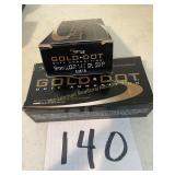9 mm speer  gold dot  147 gr.  hollow point