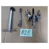 Telescoping basin wrench, universal wrench