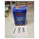 CCi 22 LR 500 rounds target