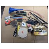 Door Handle, Funnel, Buffing Wheel, Metal Rods,