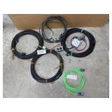 2 extension cords, 3 extension cords with o