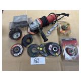 Milwaukee Grinder with Misc. box