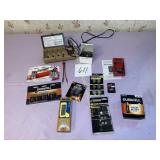 Misc. batteries, chargers, Burgess Battery