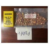 Frontier 9MM, 124 grain bullets and Sheridan 5MM