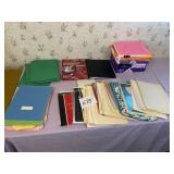 Misc. Paper, Card stock, File Folders,