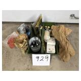 Nuts, Bolts, Funnel Set, Old Fuses, Wire Brushes