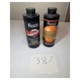 Bullseye Smokeless Powders, approximately 1 1/2