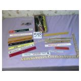 Rulers, Pencils